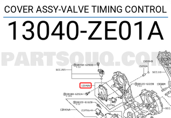 Nissan 13040ZE01A COVER ASSY-VALVE TIMING CONTROL