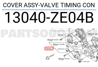 Nissan 13040ZE04B COVER ASSY-VALVE TIMING CON