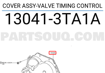 Nissan 130413TA1A COVER ASSY-VALVE TIMING CONTROL