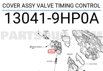 Nissan 130419HP0A COVER ASSY VALVE TIMING CONTROL