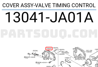 Nissan 13041JA01A COVER ASSY-VALVE TIMING CONTROL