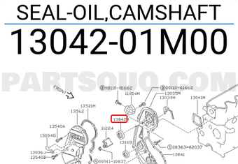 Nissan 1304201M00 SEAL-OIL,CAMSHAFT