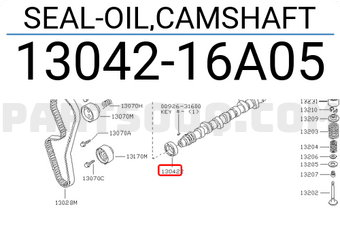Nissan 1304216A05 SEAL-OIL,CAMSHAFT