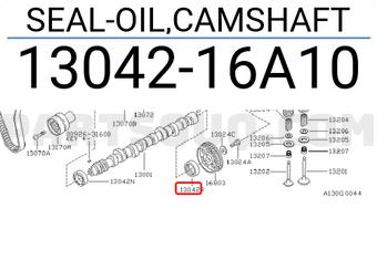 Nissan 1304216A10 SEAL-OIL,CAMSHAFT