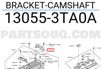 Nissan 130553TA0A BRACKET-CAMSHAFT