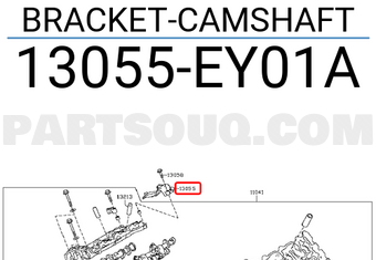 Nissan 13055EY01A BRACKET-CAMSHAFT