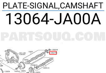 Nissan 13064JA00A PLATE-SIGNAL,CAMSHAFT
