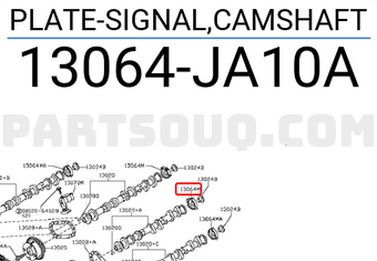 Nissan 13064JA10A PLATE-SIGNAL,CAMSHAFT