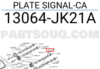 Nissan 13064JK21A PLATE SIGNAL-CA