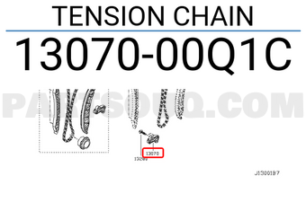 Nissan 1307000Q1C TENSION CHAIN