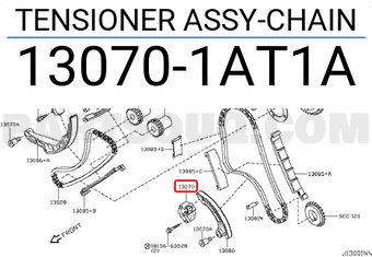 Nissan 130701AT1A TENSIONER ASSY-CHAIN