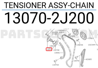 Nissan 130702J200 TENSIONER ASSY-CHAIN