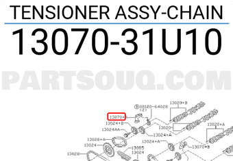 Nissan 1307031U10 TENSIONER ASSY-CHAIN