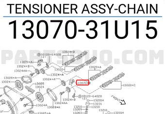 Nissan 1307031U15 TENSIONER ASSY-CHAIN