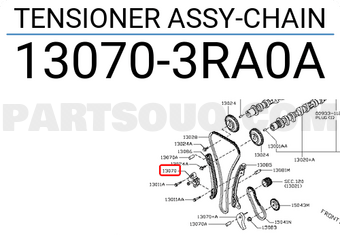 Nissan 130703RA0A TENSIONER ASSY-CHAIN