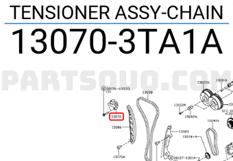 Nissan 130703TA1A TENSIONER ASSY-CHAIN