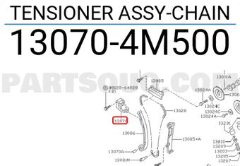 Nissan 130704M500 TENSIONER ASSY-CHAIN