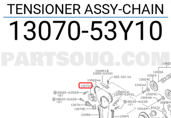 Nissan 1307053Y10 TENSIONER ASSY-CHAIN