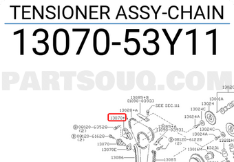 Nissan 1307053Y11 TENSIONER ASSY-CHAIN