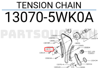 Nissan 130705WK0A TENSION CHAIN