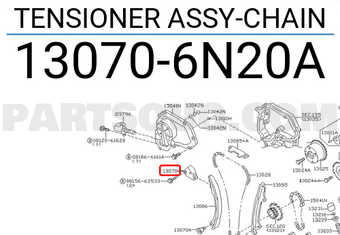 Nissan 130706N20A TENSIONER ASSY-CHAIN