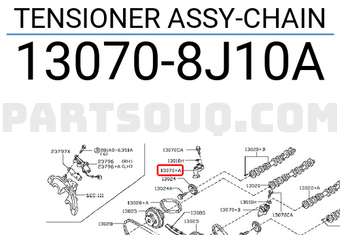 Nissan 130708J10A TENSIONER ASSY-CHAIN