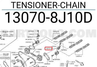 Nissan 130708J10D TENSIONER-CHAIN
