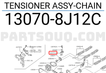 Nissan 130708J12C TENSIONER ASSY-CHAIN