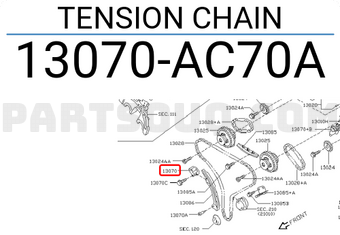 Nissan 13070AC70A TENSION CHAIN