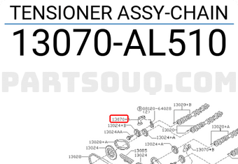 Nissan 13070AL510 TENSIONER ASSY-CHAIN