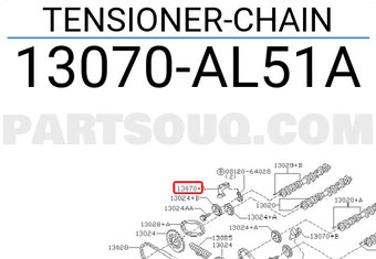 Nissan 13070AL51A TENSIONER-CHAIN