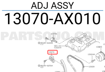 Nissan 13070AX010 ADJ ASSY