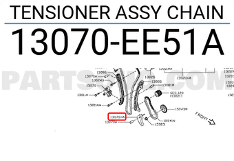 Nissan 13070EE51A TENSIONER ASSY CHAIN