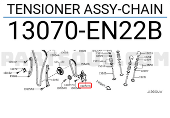 Nissan 13070EN22B TENSIONER ASSY-CHAIN