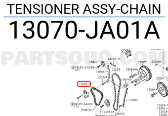 Nissan 13070JA01A TENSIONER ASSY-CHAIN