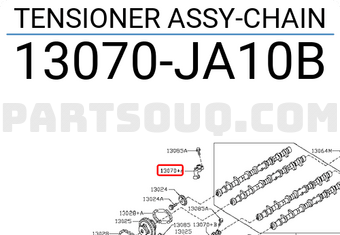 Nissan 13070JA10B TENSIONER ASSY-CHAIN