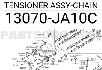 Nissan 13070JA10C TENSIONER ASSY-CHAIN