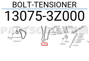 Nissan 130753Z000 BOLT-TENSIONER