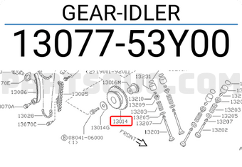 Nissan 1307753Y00 GEAR-IDLER