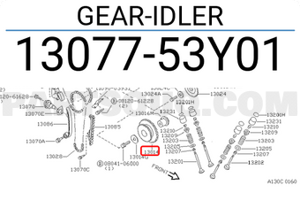 Nissan 1307753Y01 GEAR-IDLER