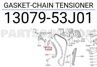 Nissan 1307953J01 GASKET-CHAIN TENSIONER