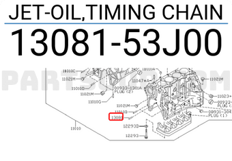 Nissan 1308153J00 JET-OIL,TIMING CHAIN
