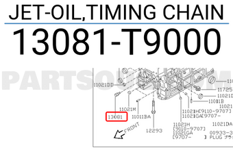 Nissan 13081T9000 JET-OIL,TIMING CHAIN