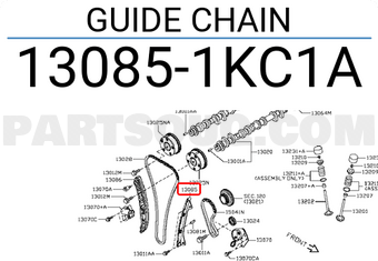 Nissan 130851KC1A GUIDE CHAIN