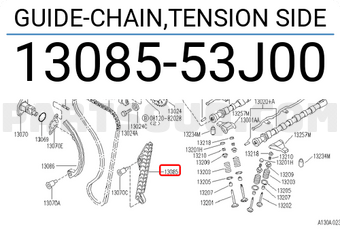 Nissan 1308553J00 GUIDE-CHAIN,TENSION SIDE