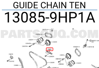 Nissan 130859HP1A GUIDE CHAIN TEN