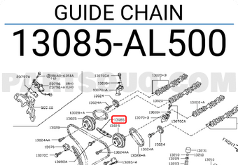 Nissan 13085AL500 GUIDE CHAIN