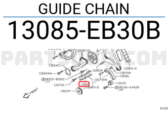 Nissan 13085EB30B GUIDE CHAIN