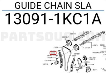 Nissan 130911KC1A GUIDE CHAIN SLA
