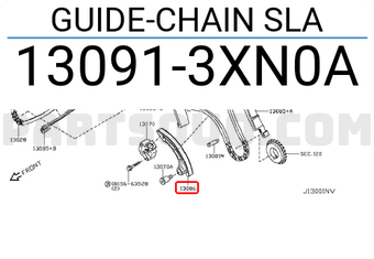 Nissan 130913XN0A GUIDE-CHAIN SLA